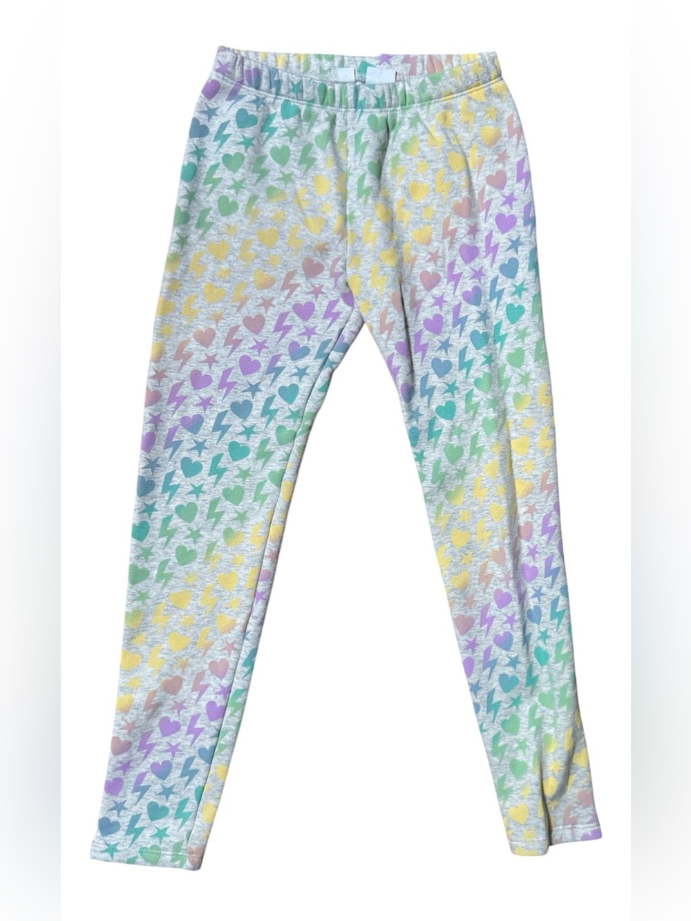 GAP Pastel Heart & Lightning Print Leggings